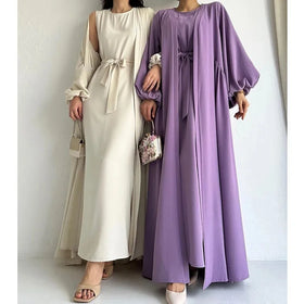 Abaya Dress Eid for Women Dubai Inner Dresses