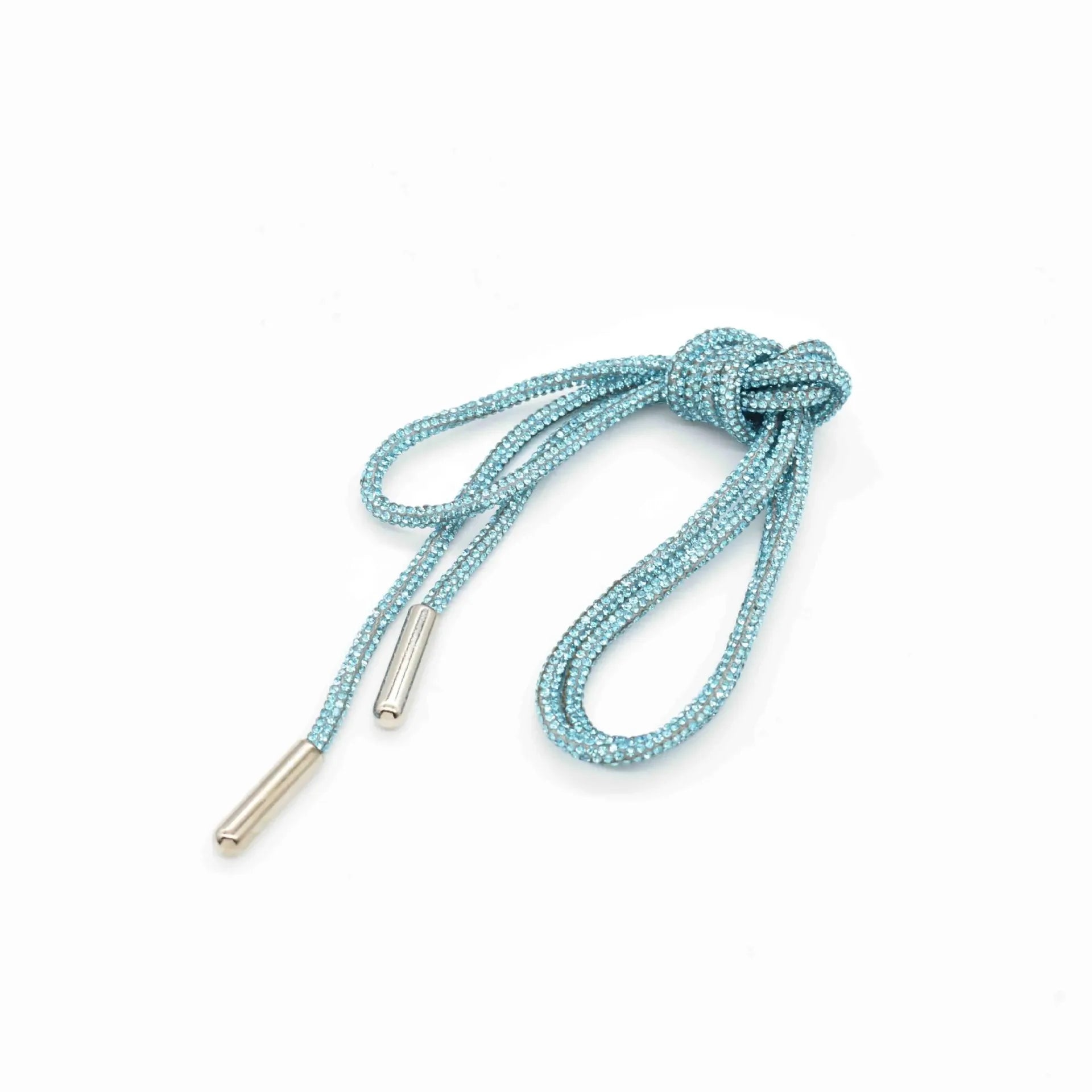 Yuanhang Quality 3.5mm Nylon Rhinestone Shoe Laces New Colors Diamond Round 80-160cm Shiny Casual Shoes Custom Logo Supported
