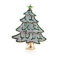 2025 New Design Metal Shiny Enamel Christmas Tree Brooches Pins for Christmas Clothes Accessories