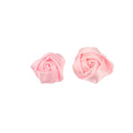 Wholesale 4cm Satin Ribbon Flowers Mini Satin Ribbon Roses for Decoration