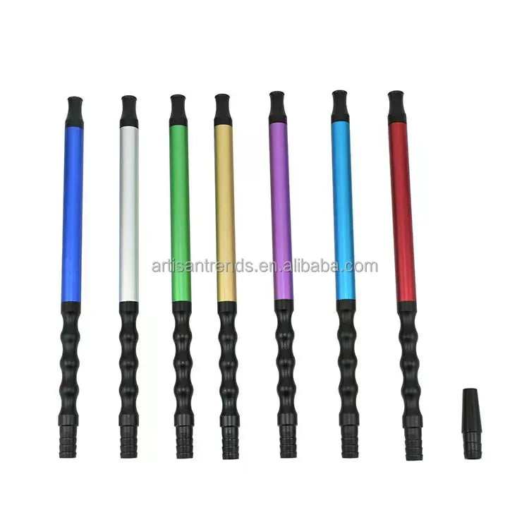 Wholesale Colorful Lacquer Finish Aluminum Hookah & Shisha Handles Durable Good Quality Mix Color Packing