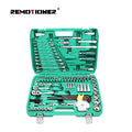 Repair Tools Set 121pcs Combination Hand Tool Kit 1/4" & 3/8" &1/2" Socket Wrench Set With Case