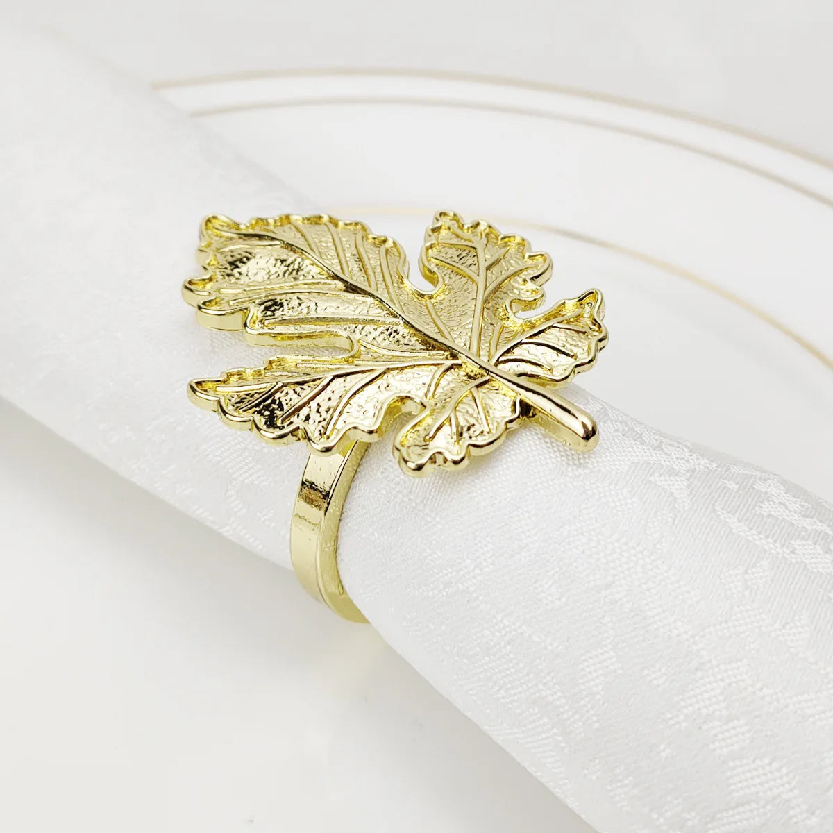 Leaves Metal Napkin Ring