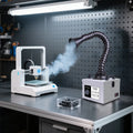 KNOKOO Small Soldering Laser Fume Extractor Desk Air Purifier Filter Smoke Evacuator for Laser Welding and 3D Printing