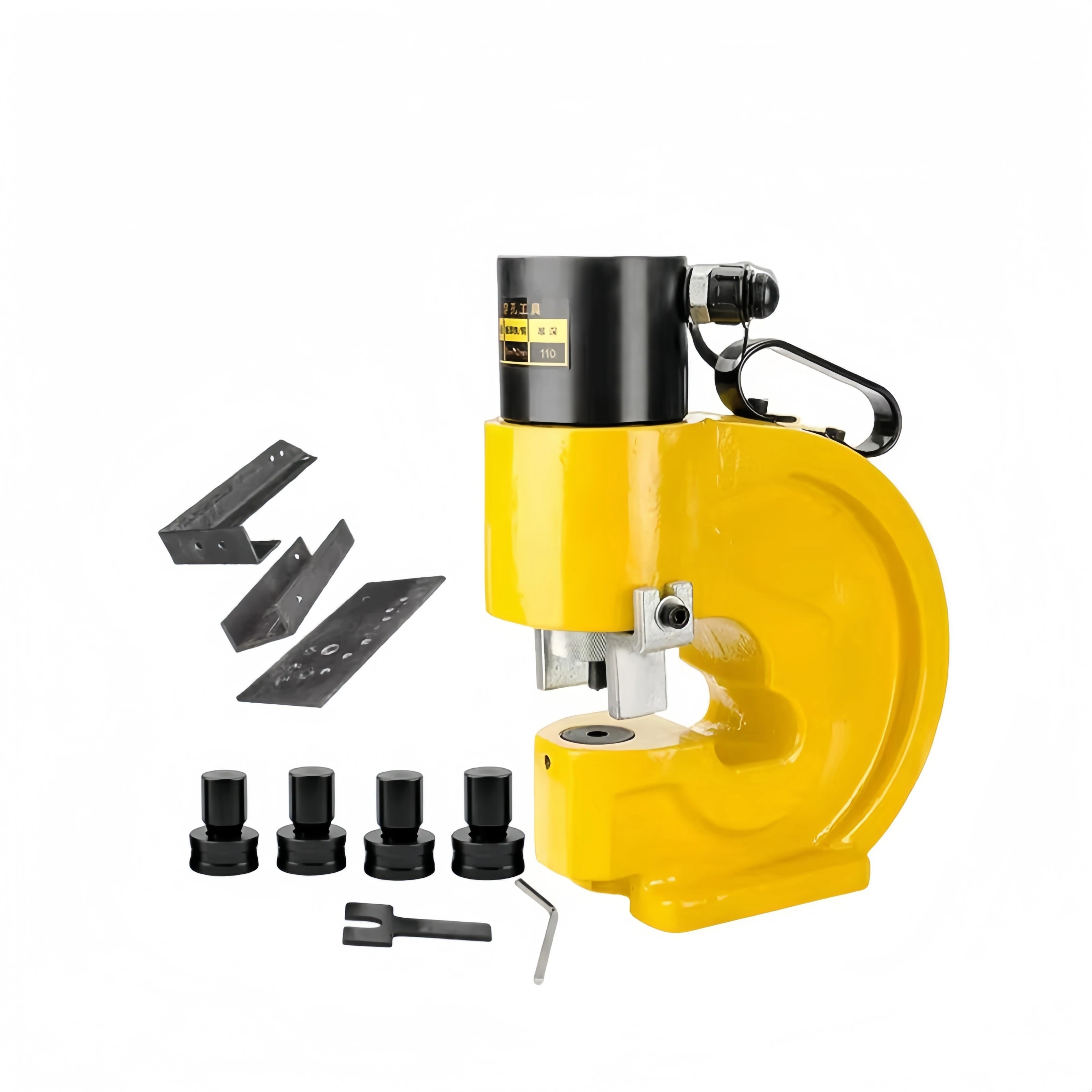 GLAM Industrial CH-70 Electric Hydraulic Hole Puncher 35T Alloy Steel Smooth Punch for Stainless Steel/Copper Applications