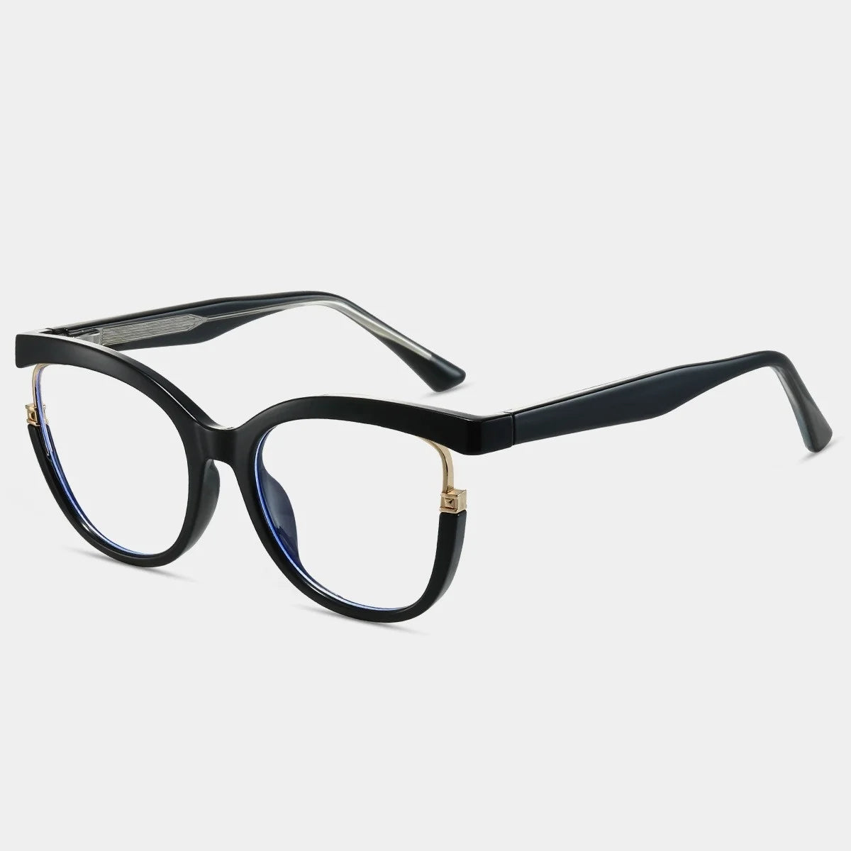 2025 Wholesale Tr90 Frame Anti Blue Light Glasses Fashion Butterfly Frame Optical Eyeglasses