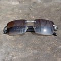 YTSLX40063 Fashion Custom Glasses Design Luxury square Famous Retro Nature Buffalo Horn Uv400 Sunglasses 2023 logo