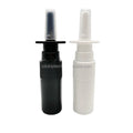 5ml HDPE Solid White and Black Empty Nasal Mist Spray Bottles Nasal Spray Bottles With Pump Sprayer Mist Nose Spray Bottle