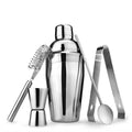 Dropshipping Stainless Steel Cocktail Shaker Set Includes Shaker Tools Stirring Spoon Jigger Mixer Bottle Tong for Home Party