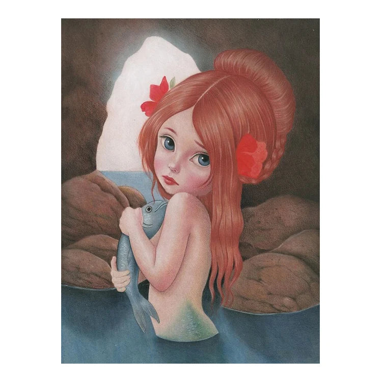 Ever Moment Diamond Mosaic Girl Cartoon Mosaic Cross Stitch Kits Kids Crafts Decorative Paintings Art Decor For Interior 3F2627