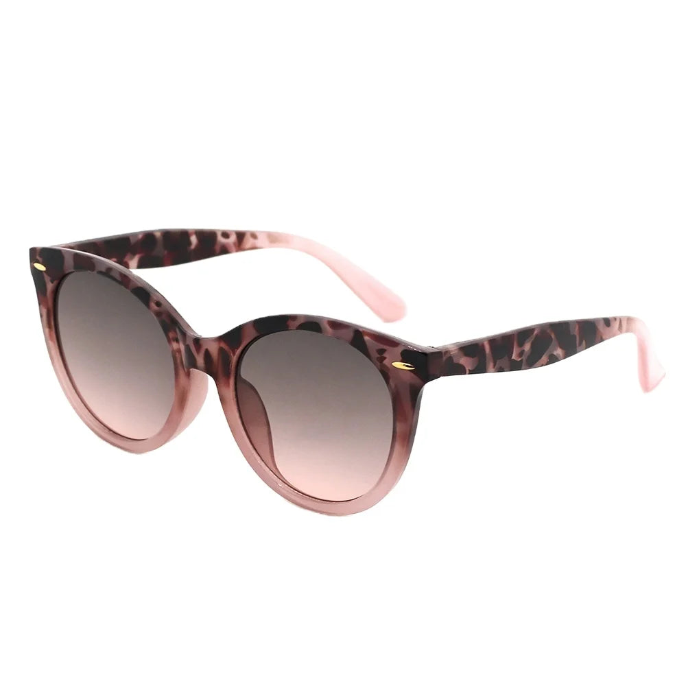 VIFF HP19999 Custom Private Label Women Round Sunglasses Pink Ladies Fashion Sun Glasses