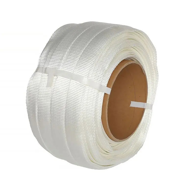 Polypropylene Strapping Roll High Tenacity White Clear PP Packing Strap Roll Composite Cord Strapping for Cargo Binding