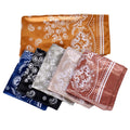 2026 Fashion Autumn and Winter New 90 Satin Small Cashew Flower Large square Scarf Scarf Scarf Spot Can Be Customized