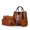 Hand Bag and Wallet Newest Cheap Ladies 4 Bag in 1 Set Popular Handbags for Women