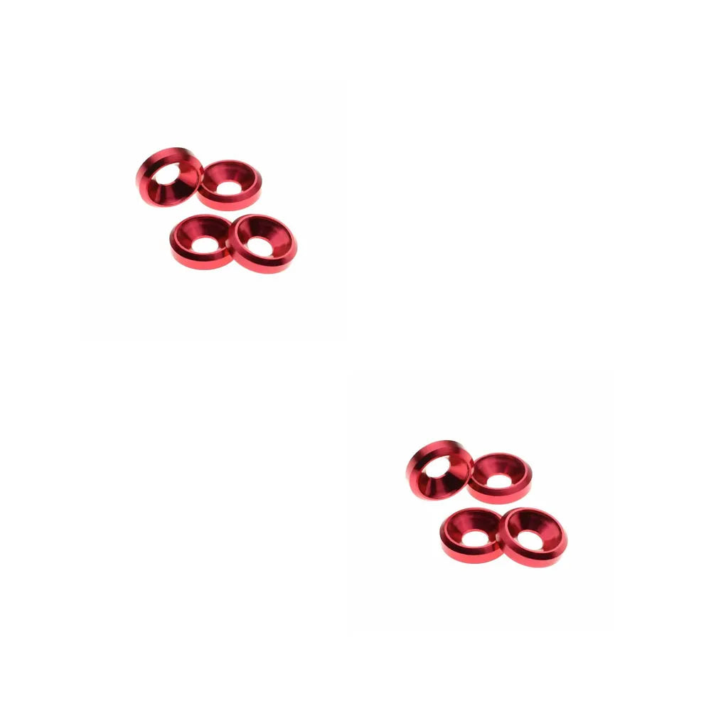 Custom Anodized Aluminum M8 Countersunk Washer pink Aluminum square Taper Washers