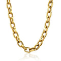 316L Stainless Steel Necklace Chain Thick O Links Luxury Chain Punk Choker Fashion Unisex Chain Set Do Customized Length