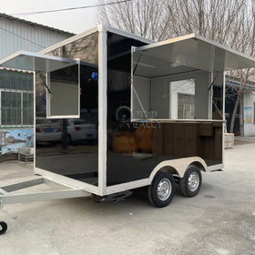 Fully Equipped Food Truck Customized Food Trailer With Full Kitchen Equipment Mobile Fast Food Trailer