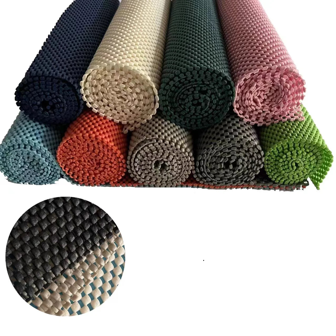 Excellent Material Latex-free and Rubber-free Colorful Non Skid Foam PVC Multi-function Underlay Anti-slip Rug Pad