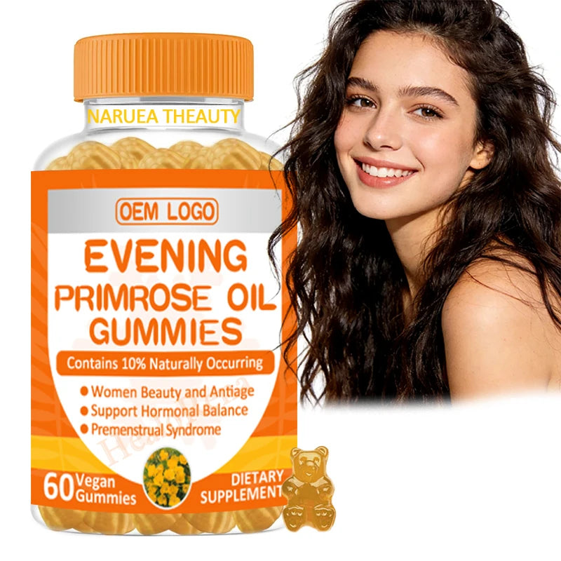 OEM/ODM Private Label Herbal Supplement Natural Women Beauty Probiotics Evening Primrose Oil Gummies