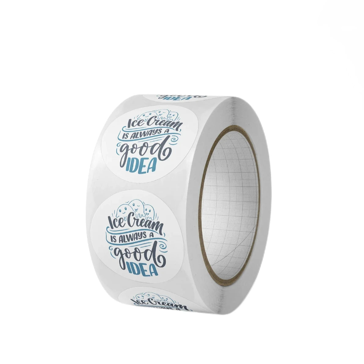 Custom Full Color Printed Round Adhesive Waterproof Bottle Label Roll Logo Label Sticker Printing