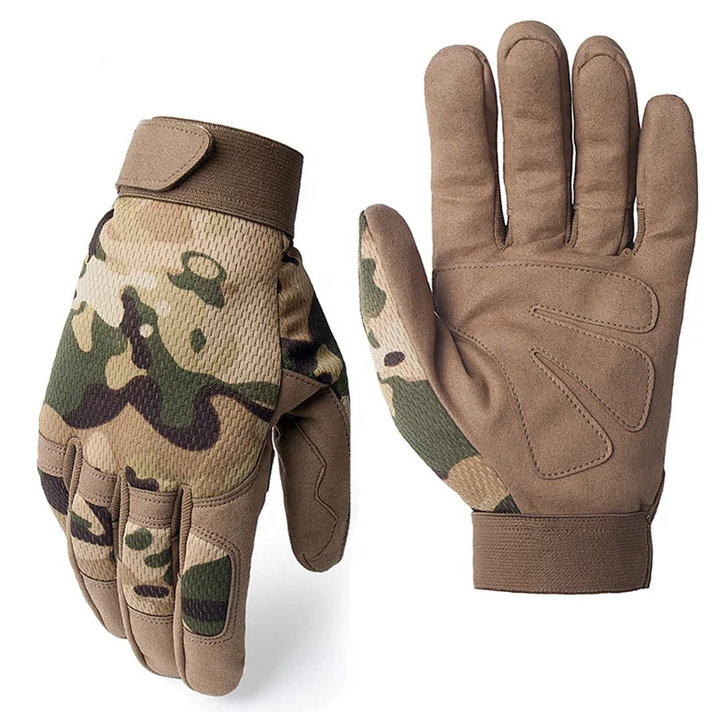 Breathable Lightweight General Work Bicycle Gear Full Finger Tactical Sport Gloves
