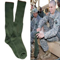 Custom logo Jungle Green Sport Boot Cotton Army Green Socks Skiing Trekking Hiking Wading Trail Socks Camouflage Athletic Socks