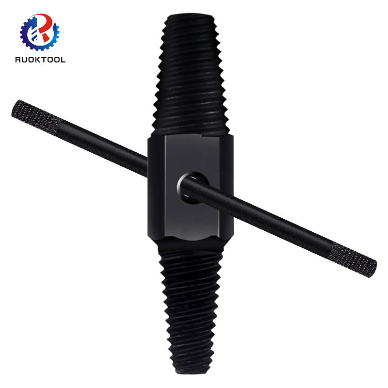 High-carbon Steel Easy Out Water Pipe Extrator De Parafuso Double Head Damed Drill Damaged Screw Extractor Set