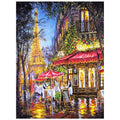 Meian New Design Modern Scenery City Street Canvas DIY Handmade 5D Diamond Painting by Diamonds Home Art Prints