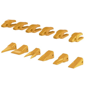 Excavator Heavy-Duty Bucket Tooth Extra Sharp Flat Tip Digging Bucket Teeth 1U3302 for E320 E323
