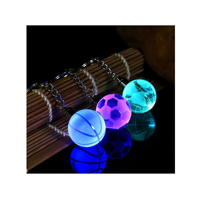 New ArrivalWorld Sports Cup Charms Football Jewelry Keyring Basketball Globe Keychain for Players & Coaches Gift