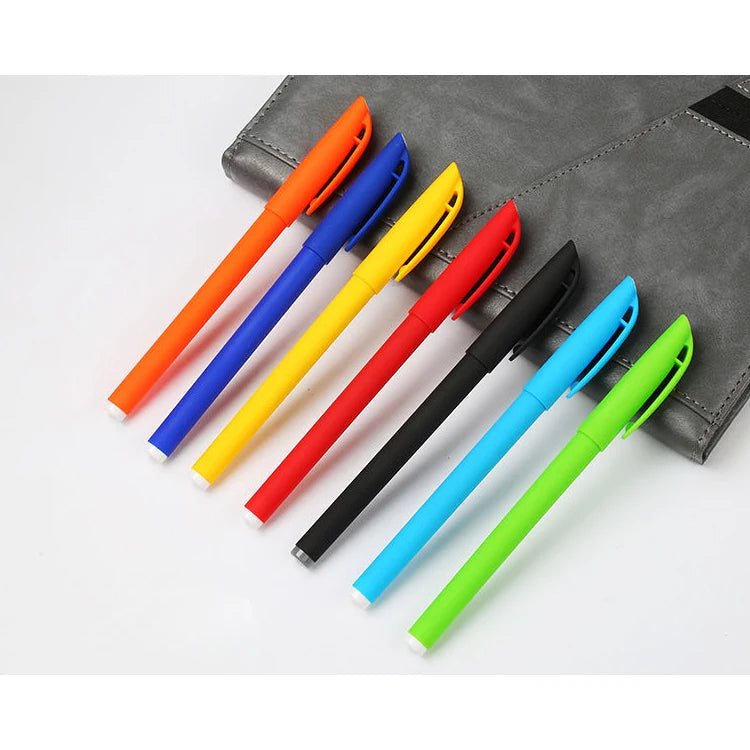 Wholesale Promotional Gel Pens with Custom Logo 0.5mm Writing Width Plastic Material for Office & School Use