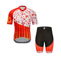 Green Cycling Jersey Long Sleeve Sports Bicycle Clothing Wear Set Short Bike Jersey