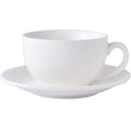 Porcelain Cappuccino Cups Custom logo Plain White Cappuccino Espresso Coffee Cup and Saucer