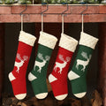 Good Quality 100% Acrylic Large Family Christmas Stocking Design Sublimation Hot Sell Home Decoration