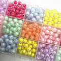Factory Cheap Acrylic Straight Hole Transparent Candy Color Round Beads 500g/BAG DIY Handmade Beaded Accessories Beads
