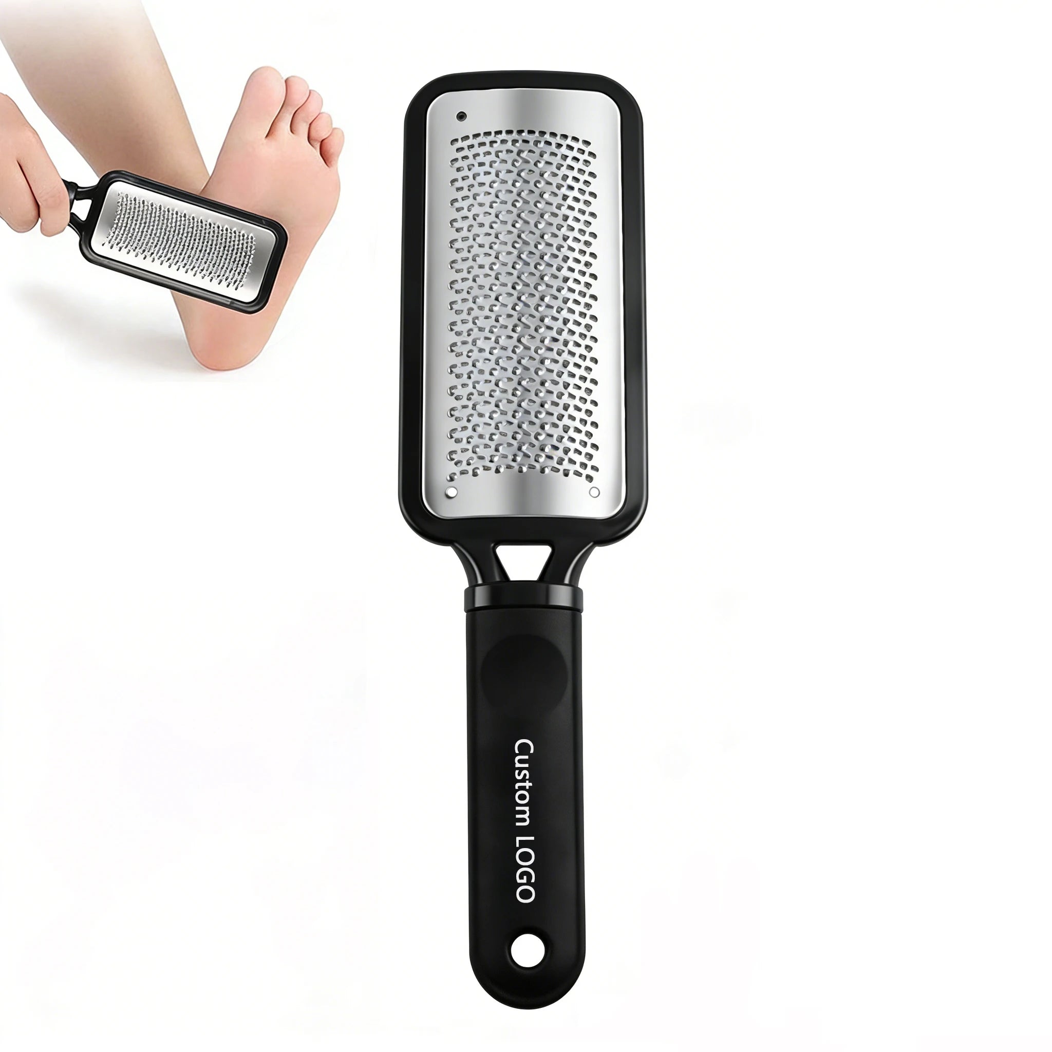 Custom Logo Colossal Foot Rasp Foot File Callus Remover Pedicure Metal Surface Remove Hard Skin Foot File