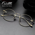 High Quality Luxury Brand Designer Vintage Men Eyeglasses Spectacles Best Eye Glasses Titanium Academy Men Optical Frame for Men