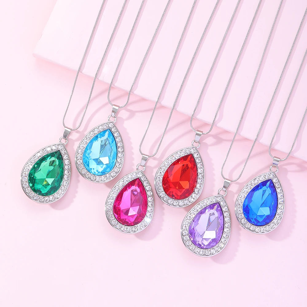 Ornaments Sophia Magic Gems Princess Amulet Pendant Cartoon Fine Jewelry Necklaces for Women