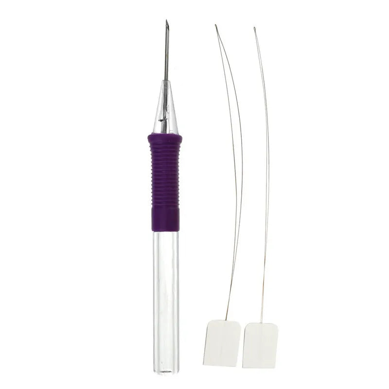Household DIY Crafts Hand Sewing Punch Needle Tools Stainless Steel Sewing Needle Set
