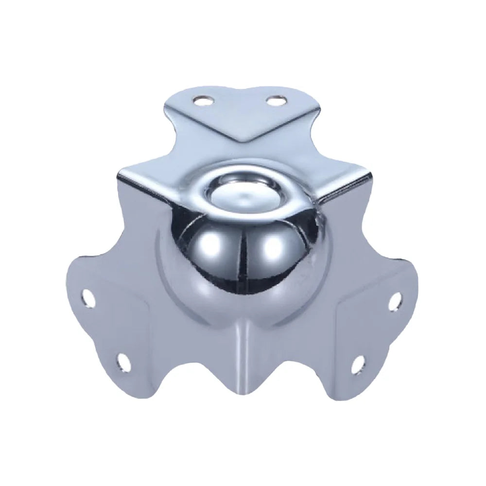 Large Size 3-Legged Metal Fly Case Ball Corner Protectors Steel Bag Parts & Accessories on Sale Large Metal Corner Protector