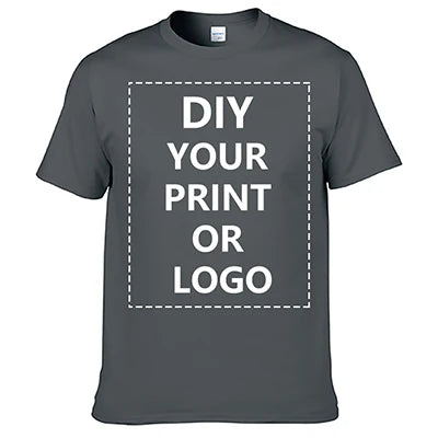 Premium Men's Short Sleeve T-Shirt Custom Logo Cotton Streetwear Manufacturer's Sublimation Printing Blank Plus Size Knitted