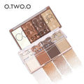O.TWO.O N9110 Contour Blush Palette Makeup 4 Colors Grooming Powder Highlight Shadow Brighten Matte Custom Blush