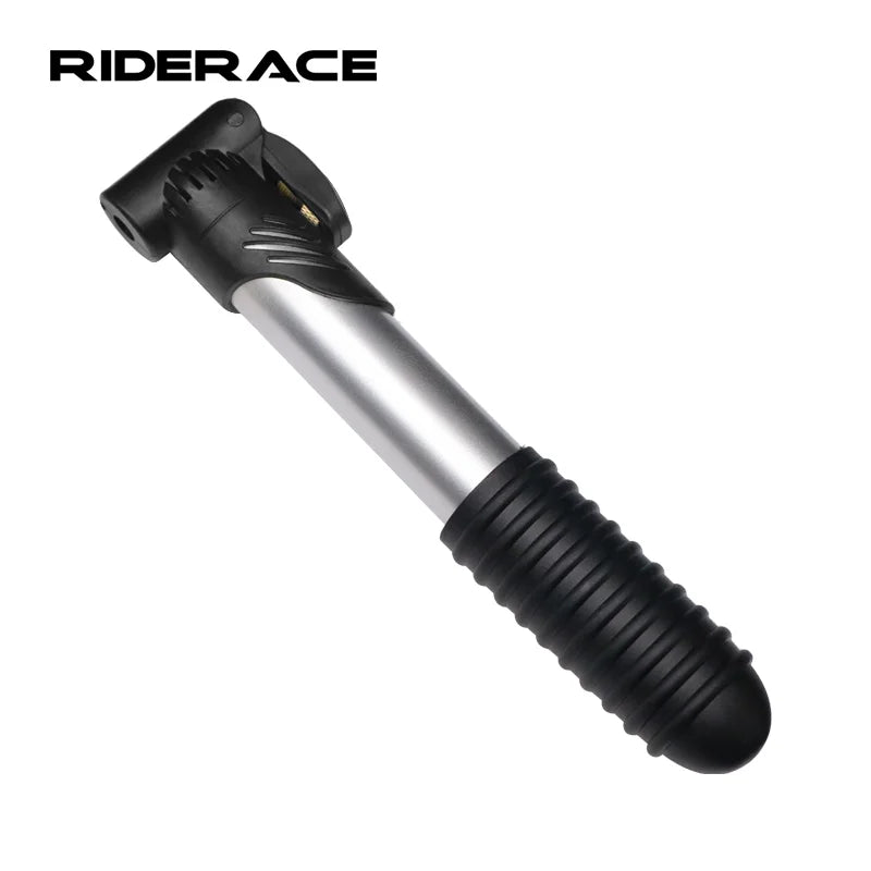 RIDERACE Mountain Bicycle Air Pump Aluminum Alloy Bike Mini Portable Bike Presta Scrader Valve Tire Inflator Hand Repair Tools