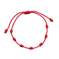 Bracelet Rouge 7 Knots Red String Bracelets for Protection Good Luck Amulet Handmade Lucky  Pulseras De Cuerda Rope Bracelets