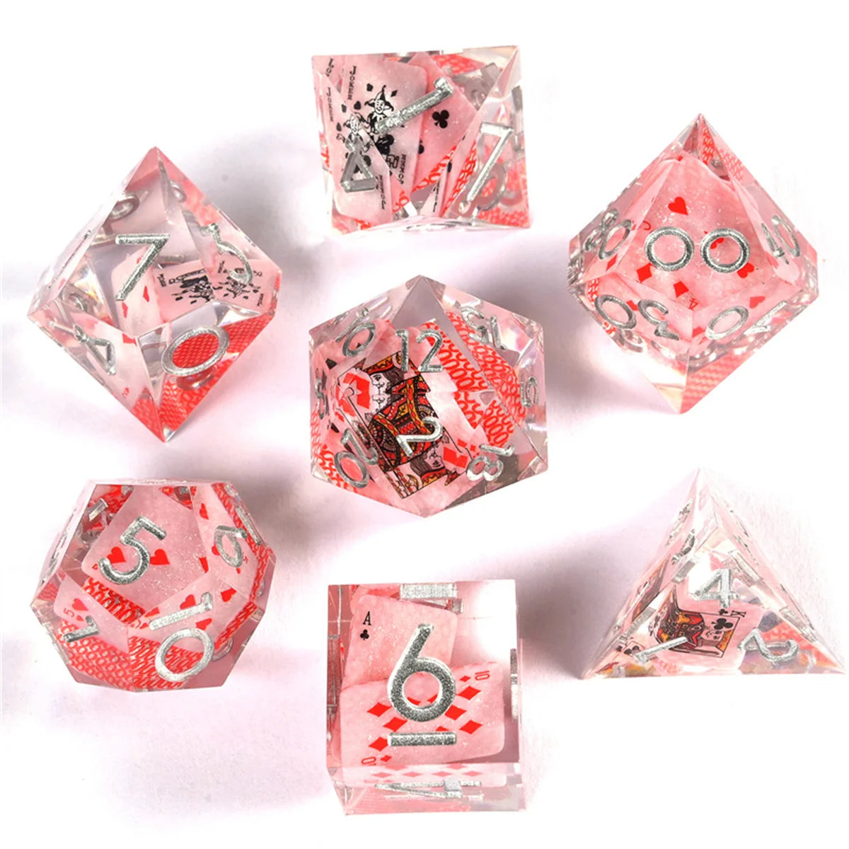 New Creative DND Resin Dice Suitable for COC Dungeons&Dragons Rangers and Tabletop Role-playing Games