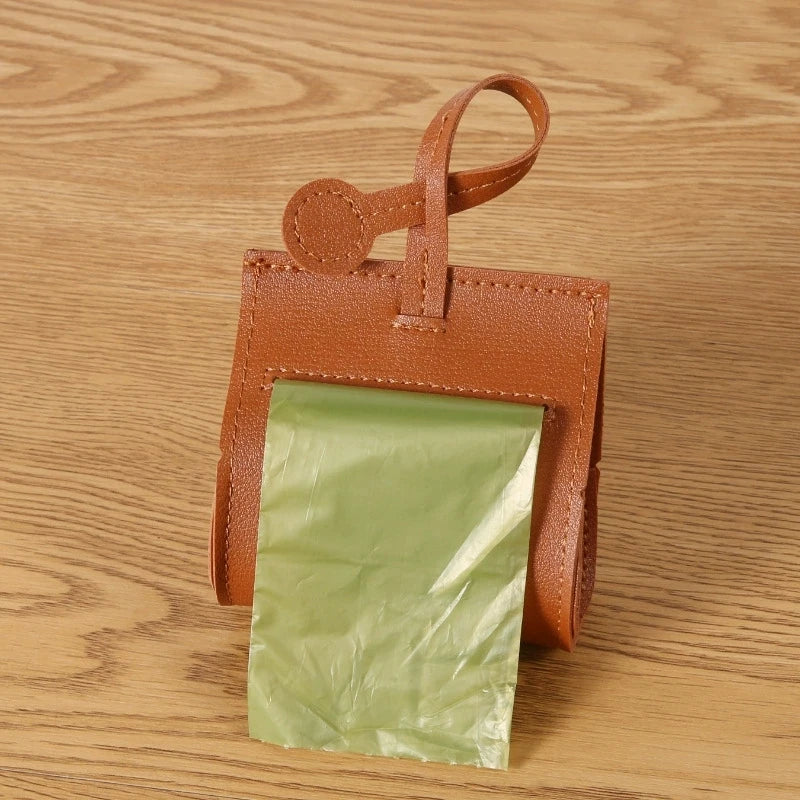 25x25cm Dog Poop Bag Dispenser Pet Waste Disposal Bag Container for Outdoor Cat Walking Storage Pet Garbage Bag Dispenser