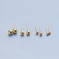 925 Sterling Silver 18k Gold Plated Small Round Ball Shape Stud Earrings Mini Earings Christmas Fashion Jewelry for Women Girls
