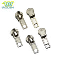 Zipper Puller Auto Lock Sliver Wholesale Custom Logo Metal Garment Silver Zinc Alloy Plating Fast Delivery 7 Days Zipper Pull 8#