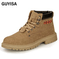 GUYISA Outdoor Safety Boots European Standard Steel Toe Fashion Safety Boots