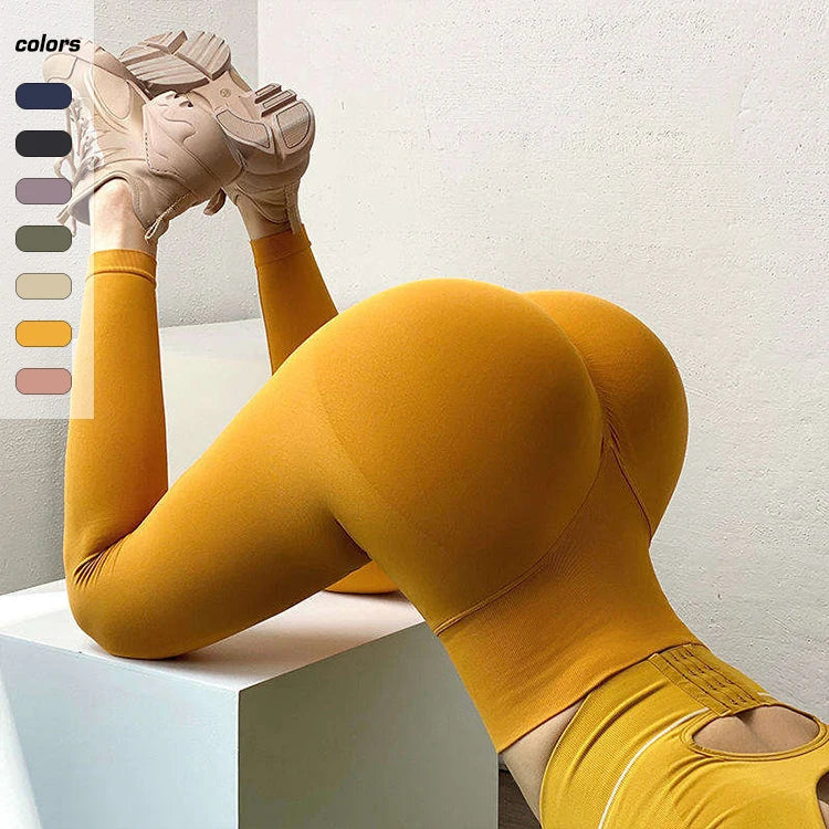 Running High Waist Women Fitness Leggings De Gimnasio Para Mujer Yoga Seamless Pants Leggings for Women Scrunch Butt Gym